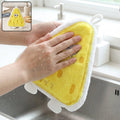 Cartoon microfiber hanging hand towel for quick drying