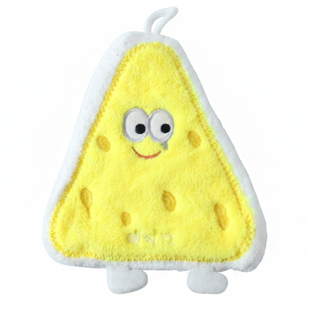 Cartoon microfiber hand towel on white background