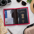 Travel Document Organizer for Passport, Tickets and Cards, Zip Wallet (1 Pc)