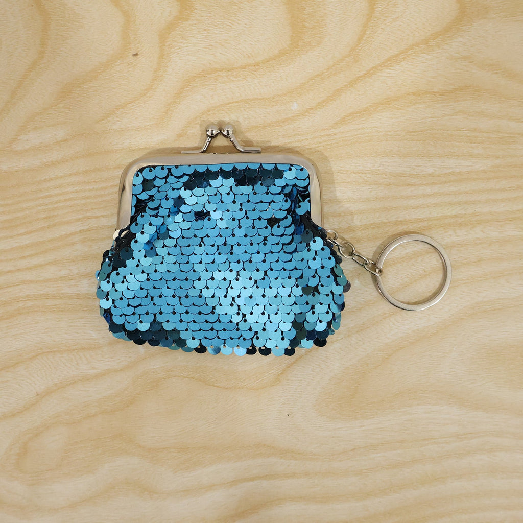 Cute Mini Coin Pouch with Key Ring for Travel Bags and Backpacks (1 Pc)