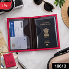 Travel Document Organizer for Passport, Tickets and Cards, Zip Wallet (1 Pc)