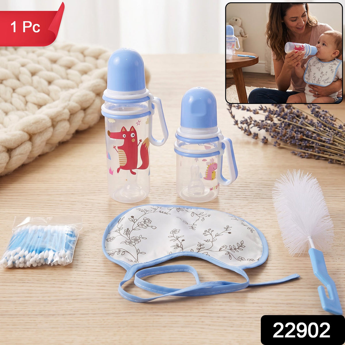 Complete baby feeding starter set, 1 set
